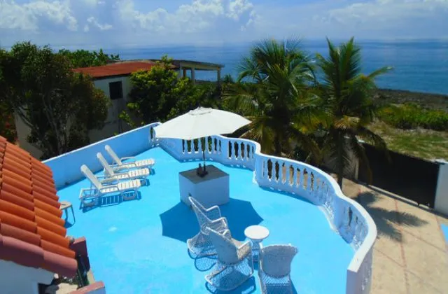 Villa La Isla BB La Romana terraza vista mar caribe